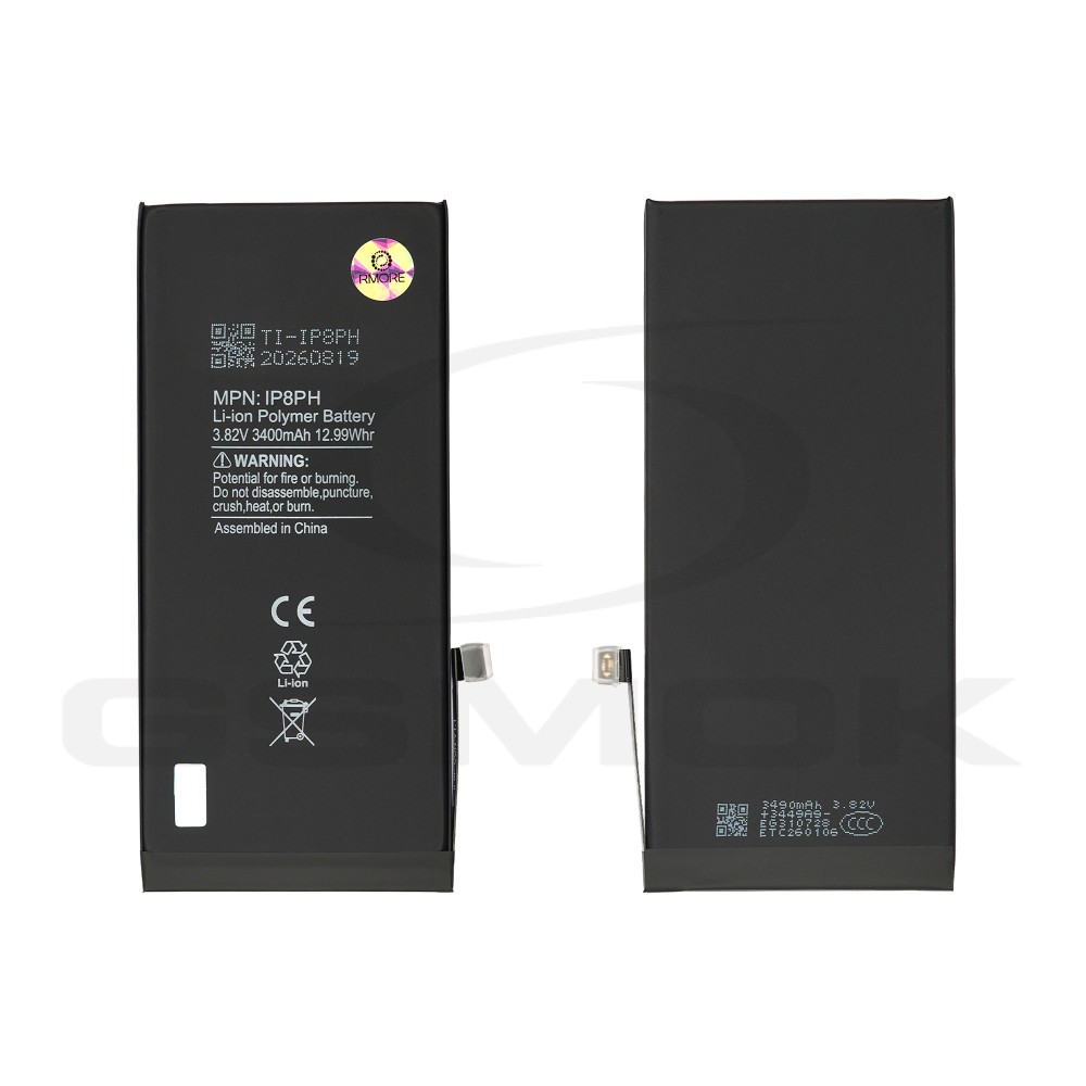 BATTERY APPLE IPHONE 8 PLUS TI 3400MAH RMORE PREMIUM
