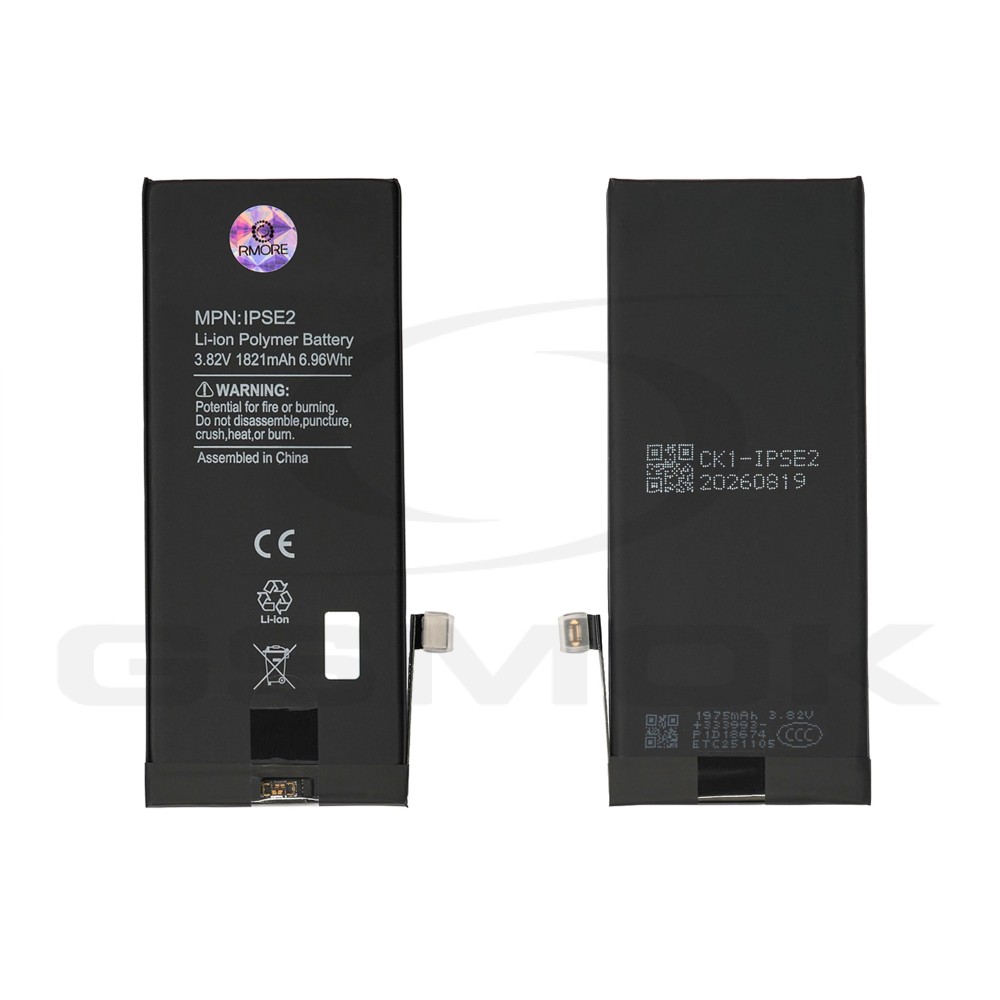 BATTERY APPLE IPHONE SE 2020 1821MAH CRACK BMS - NO MESSAGE RMORE PREMIUM
