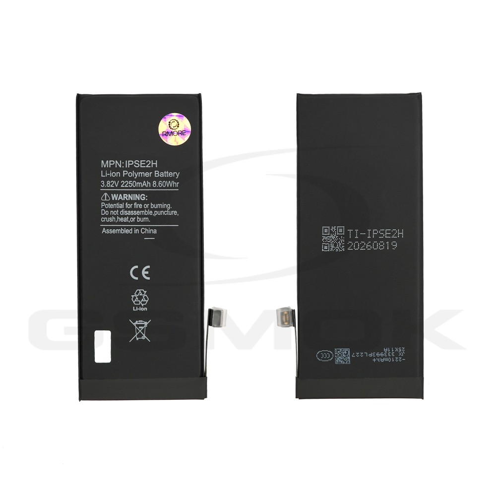 BATTERY APPLE IPHONE SE 2020 TI 2250MAH RMORE PREMIUM