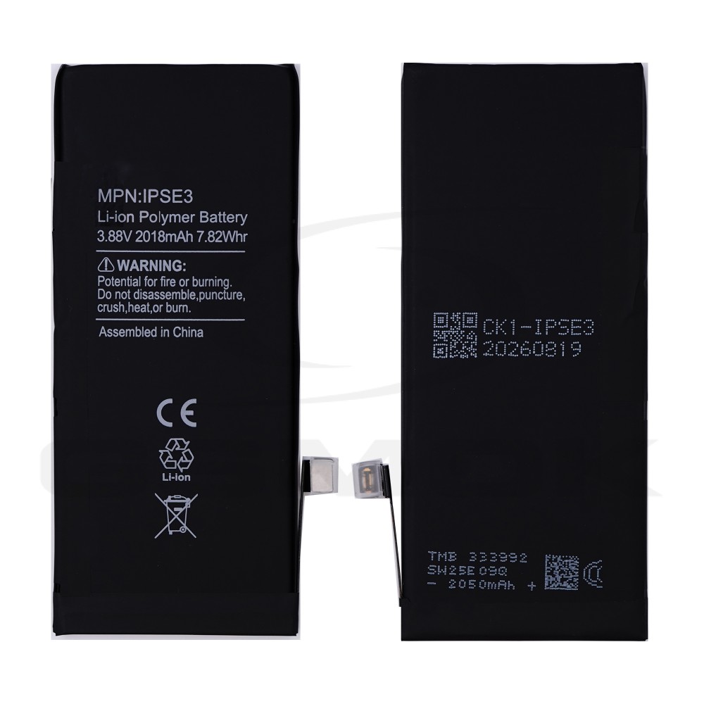 BATTERY APPLE IPHONE SE 2022 SE3 2018MAH CRACK BMS - NO MESSAGE RMORE PREMIUM