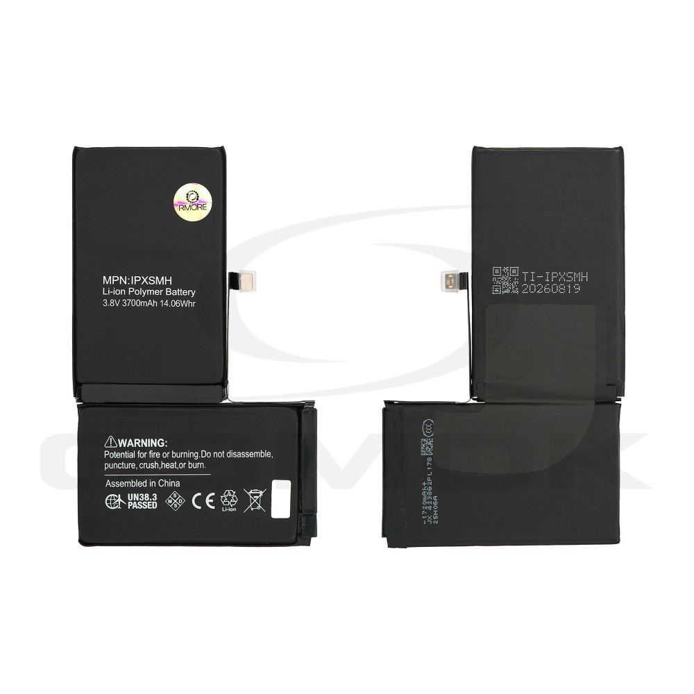 Photo num 1 - BATTERY APPLE IPHONE XS MAX TI 3700MAH RMORE PREMIUM Photo num 1 - BATTERY APPLE IPHONE XS MAX TI 3700MAH RMORE PREMIUM