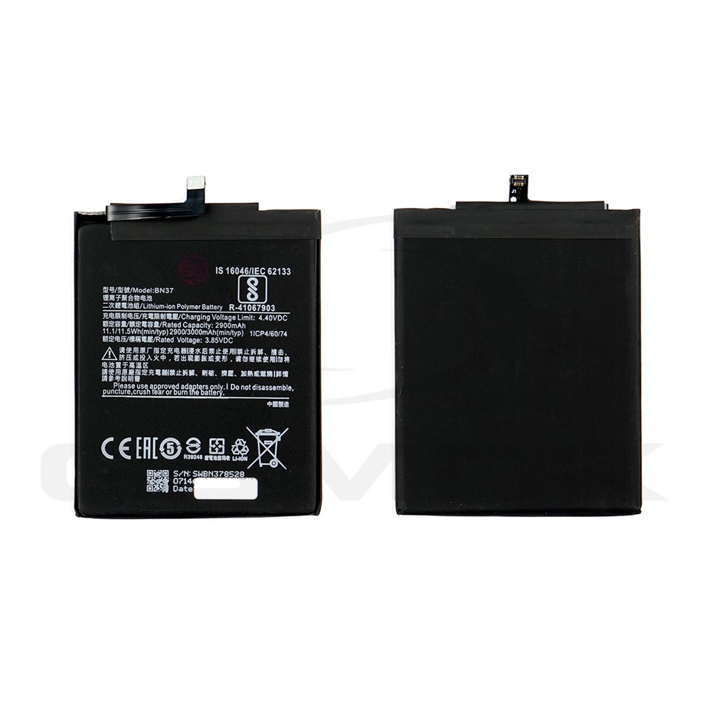 BATTERY XIAOMI REDMI 6 6A BN37 3000MAH