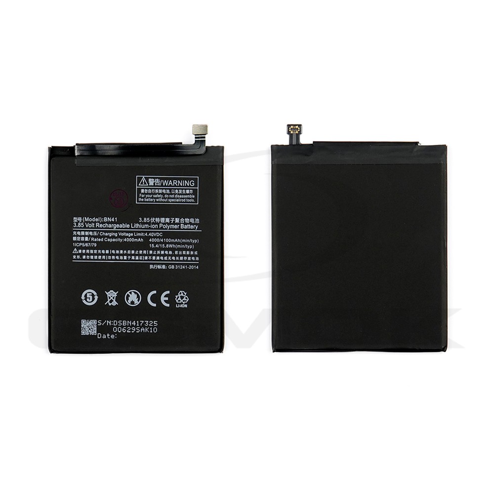 BATTERY XIAOMI REDMI NOTE 4 BN41 4100MAH