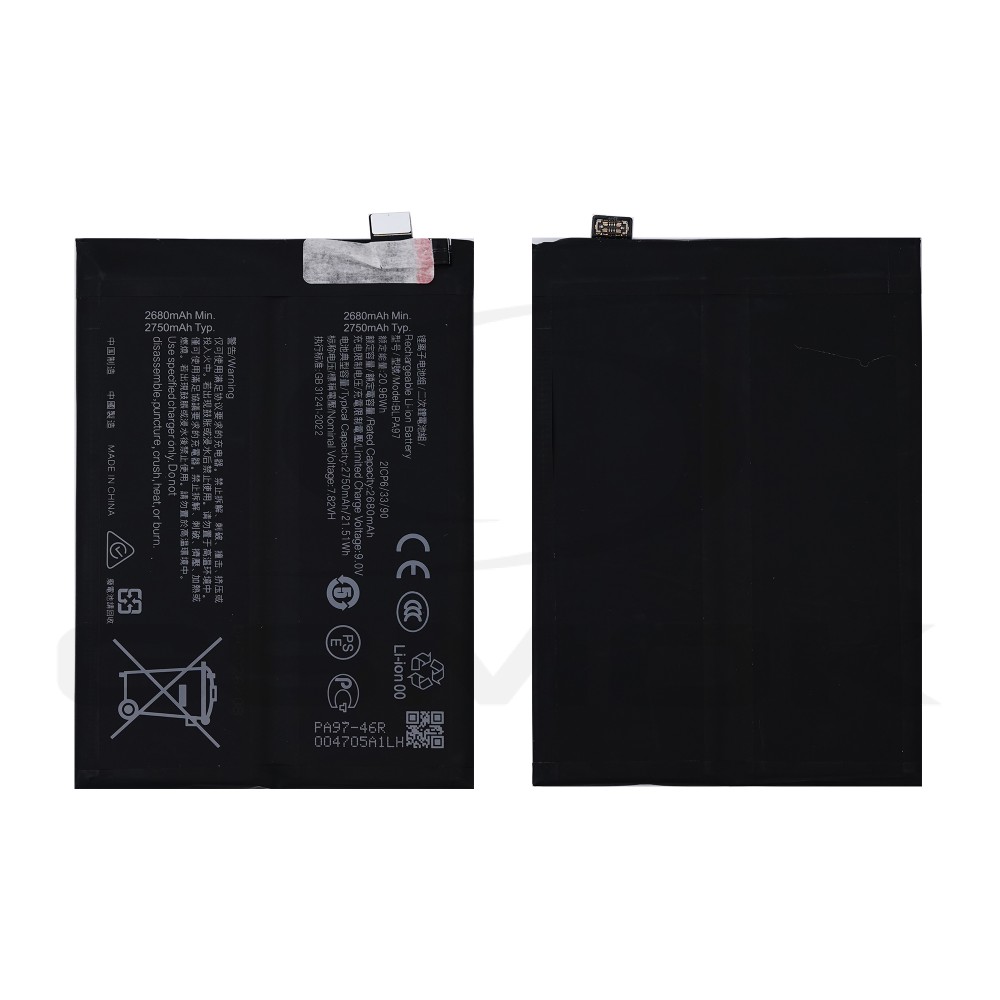 BATTERY ONEPLUS NORD 4 5G BLPA97 5500MAH