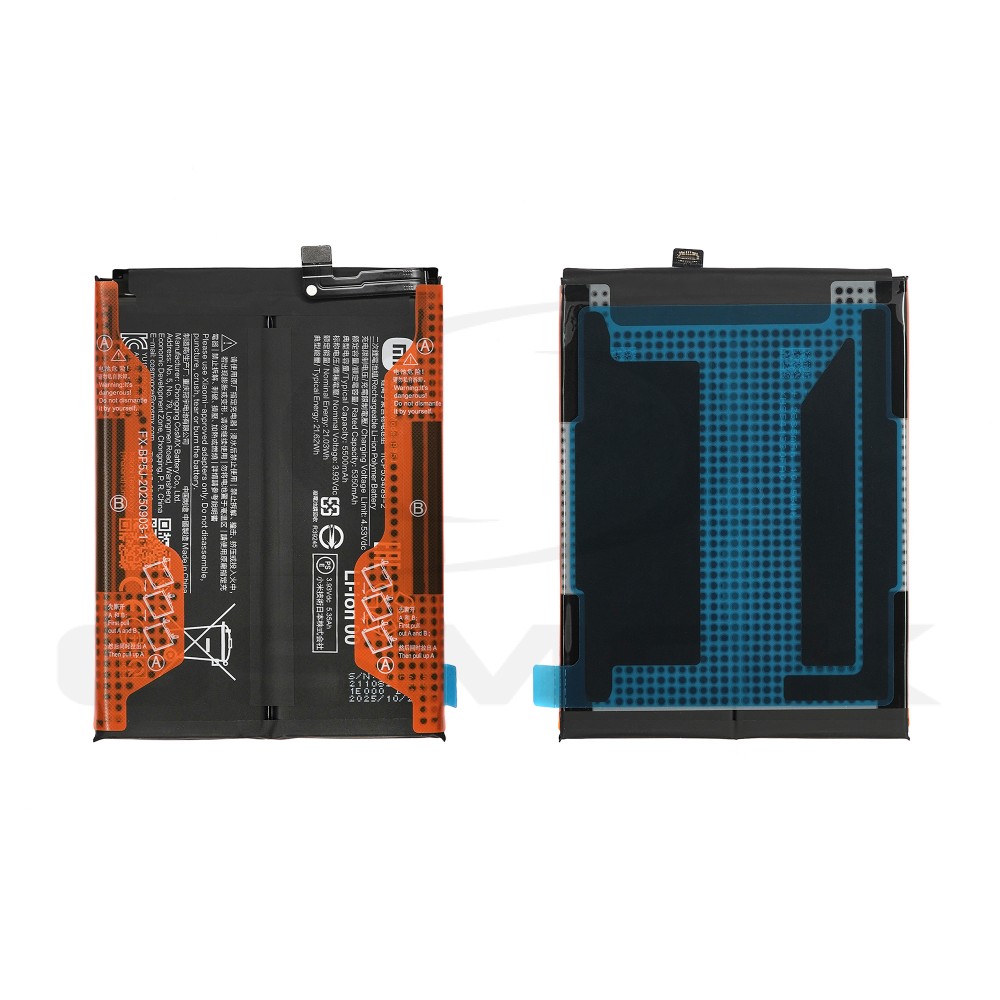 BATTERY XIAOMI 15T BP5J 5500MAH 1330102000188B ORIGINAL BULK