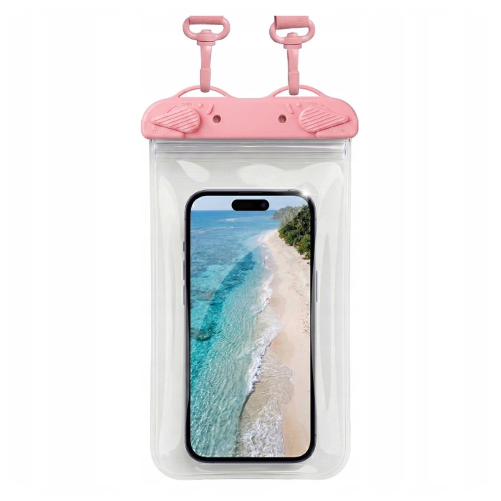 Photo num 1 - UNIVERSAL WATERPROOF CASE RAINBOW 7.5 INCH PINK Photo num 1 - UNIVERSAL WATERPROOF CASE RAINBOW 7.5 INCH PINK