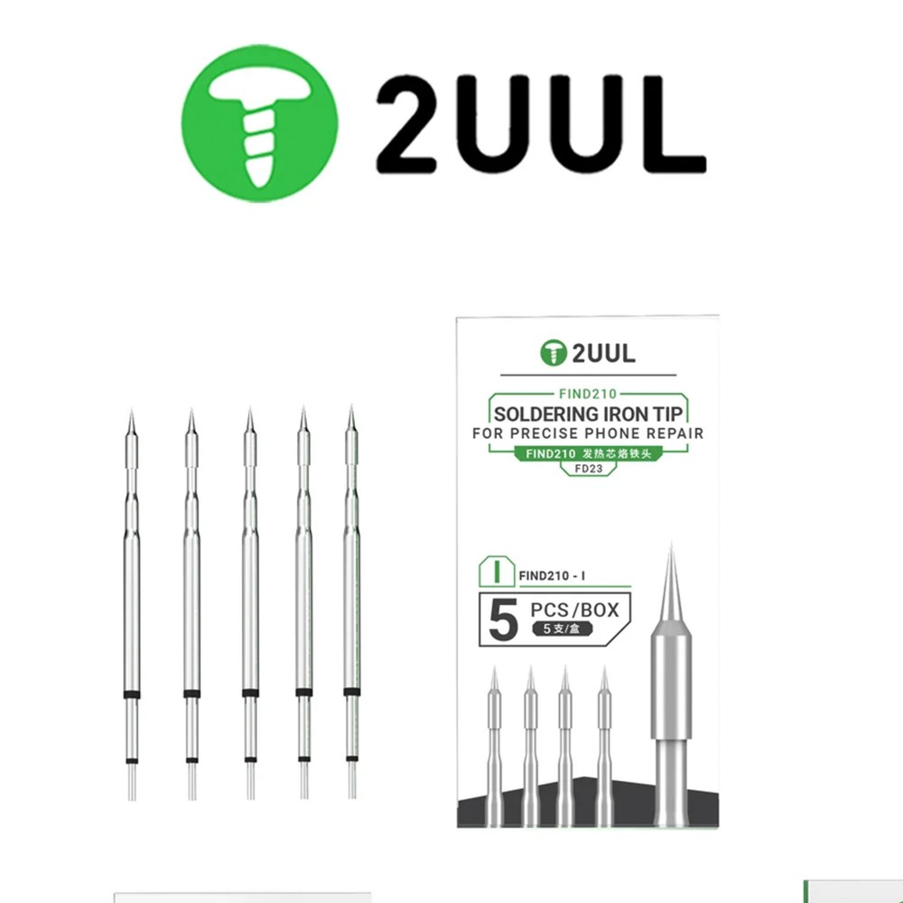 SOLDERING IRON TIP FOR C210 SOLDERING STATION TYPE I SET 5PCS FD23 2UUL