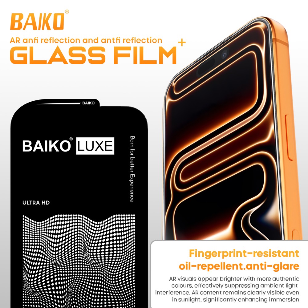 Photo num 5 - IPHONE 16 PRO / 17 / 17 PRO - ULTRA STRONG AR ANTI-REFLECTIVE TEMPERED GLASS PRIVACY Photo num 5 - IPHONE 16 PRO / 17 / 17 PRO - ULTRA STRONG AR ANTI-REFLECTIVE TEMPERED GLASS PRIVACY