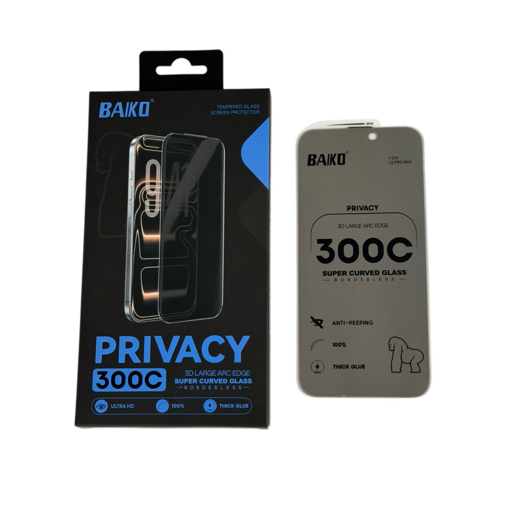 Photo num 2 - IPHONE 18 PRO - TEMPERED GLASS 300C PRIVACY Photo num 2 - IPHONE 18 PRO - TEMPERED GLASS 300C PRIVACY
