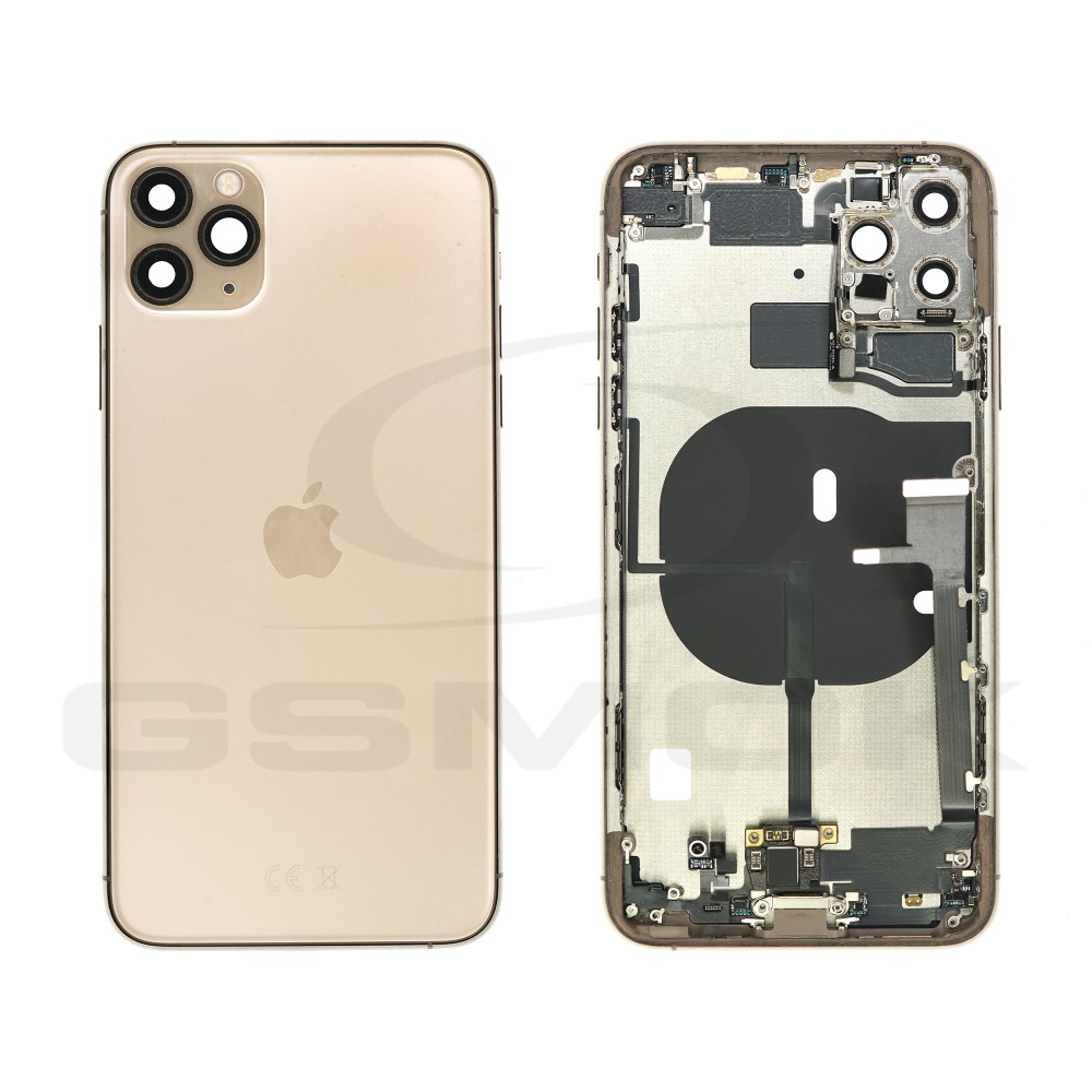 BATTERY COVER HOUSING APPLE IPHONE 11 PRO MAX GOLDEN PULLED GRADE B