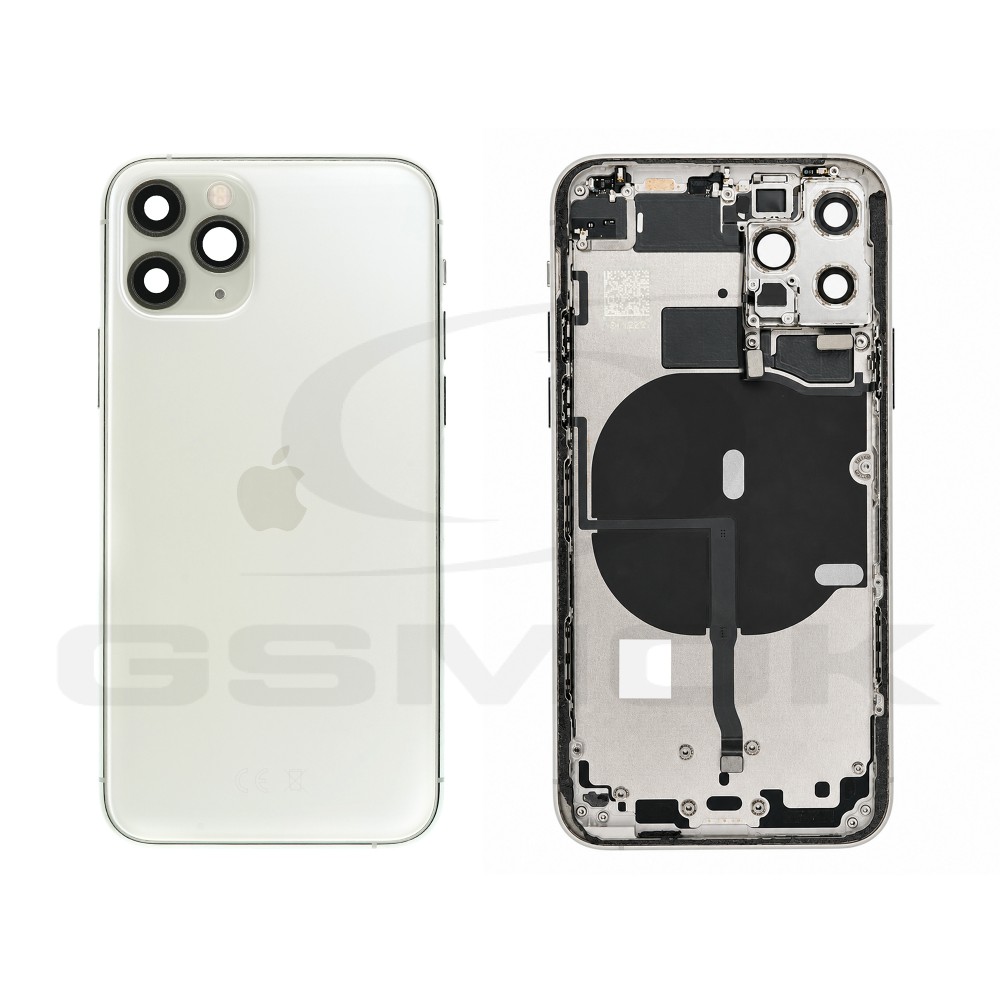 BATTERY COVER HOUSING APPLE IPHONE 11 PRO SILVER PULLED GRADE B