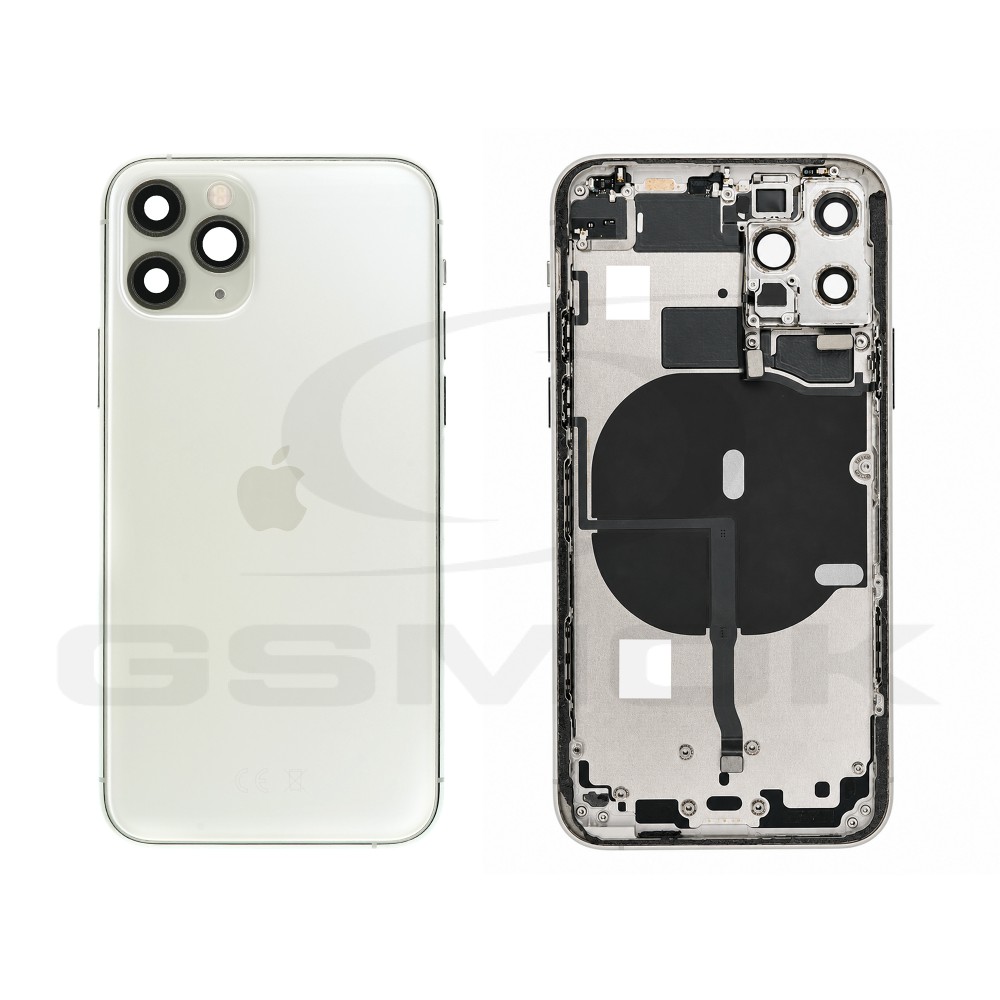 BATTERY COVER HOUSING APPLE IPHONE 11 PRO SILVER PULLED GRADE B