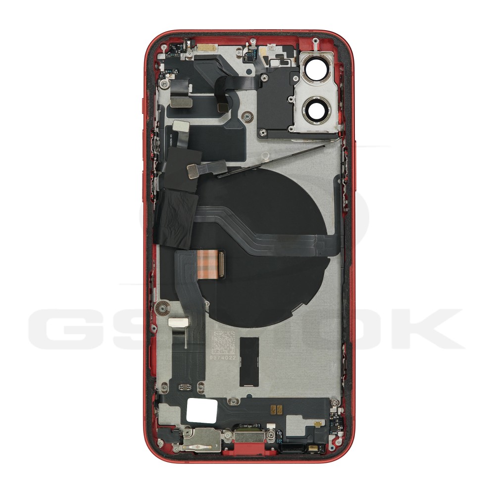Photo num 4 - BATTERY COVER HOUSING APPLE IPHONE 12 RED PULLED GRADE A Photo num 4 - BATTERY COVER HOUSING APPLE IPHONE 12 RED PULLED GRADE A