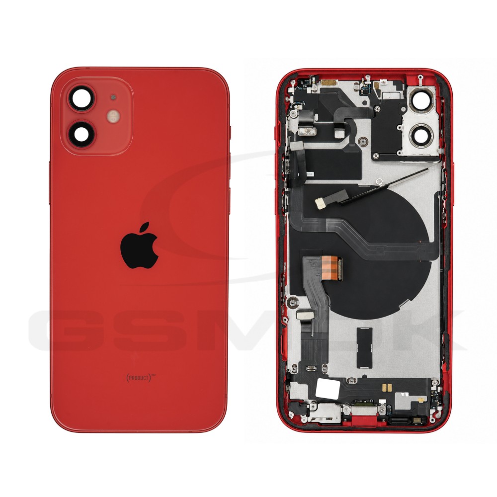 Photo num 1 - BATTERY COVER HOUSING APPLE IPHONE 12 RED PULLED GRADE B Photo num 1 - BATTERY COVER HOUSING APPLE IPHONE 12 RED PULLED GRADE B