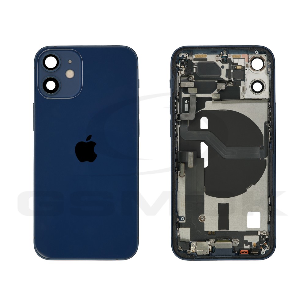 Photo num 1 - BATTERY COVER HOUSING APPLE IPHONE 12 MINI BLUE PULLED GRADE B Photo num 1 - BATTERY COVER HOUSING APPLE IPHONE 12 MINI BLUE PULLED GRADE B