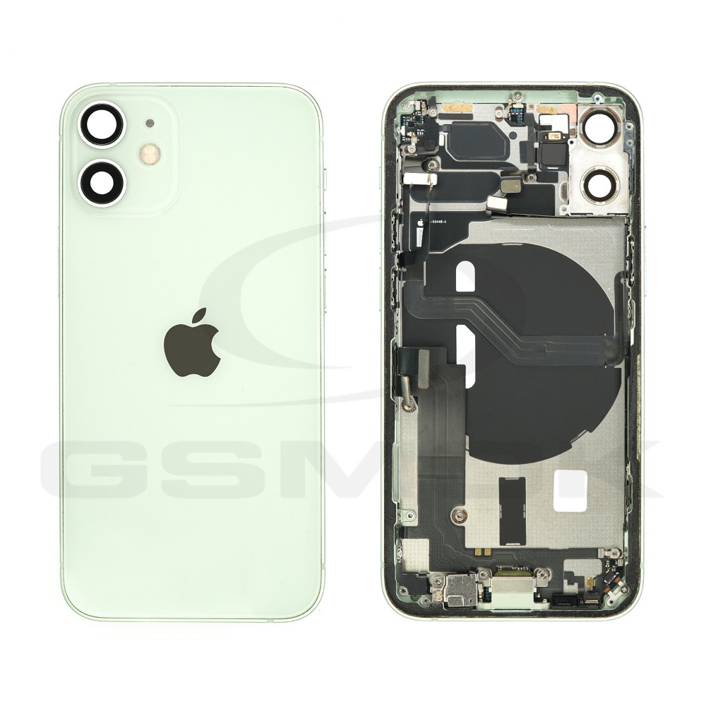 Photo num 1 - BATTERY COVER HOUSING APPLE IPHONE 12 MINI GREEN PULLED GRADE B Photo num 1 - BATTERY COVER HOUSING APPLE IPHONE 12 MINI GREEN PULLED GRADE B
