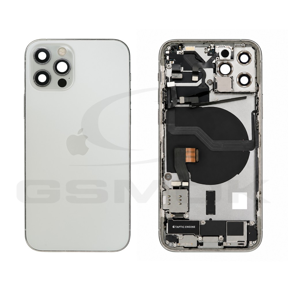 BATTERY COVER HOUSING APPLE IPHONE 12 PRO WHITE PULLED GRADE B