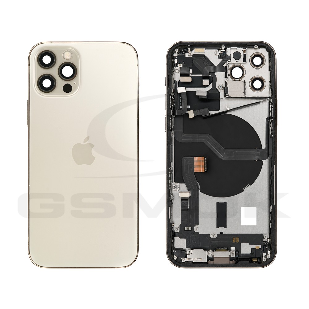 Photo num 1 - BATTERY COVER HOUSING APPLE IPHONE 12 PRO GOLDEN PULLED GRADE A Photo num 1 - BATTERY COVER HOUSING APPLE IPHONE 12 PRO GOLDEN PULLED GRADE A