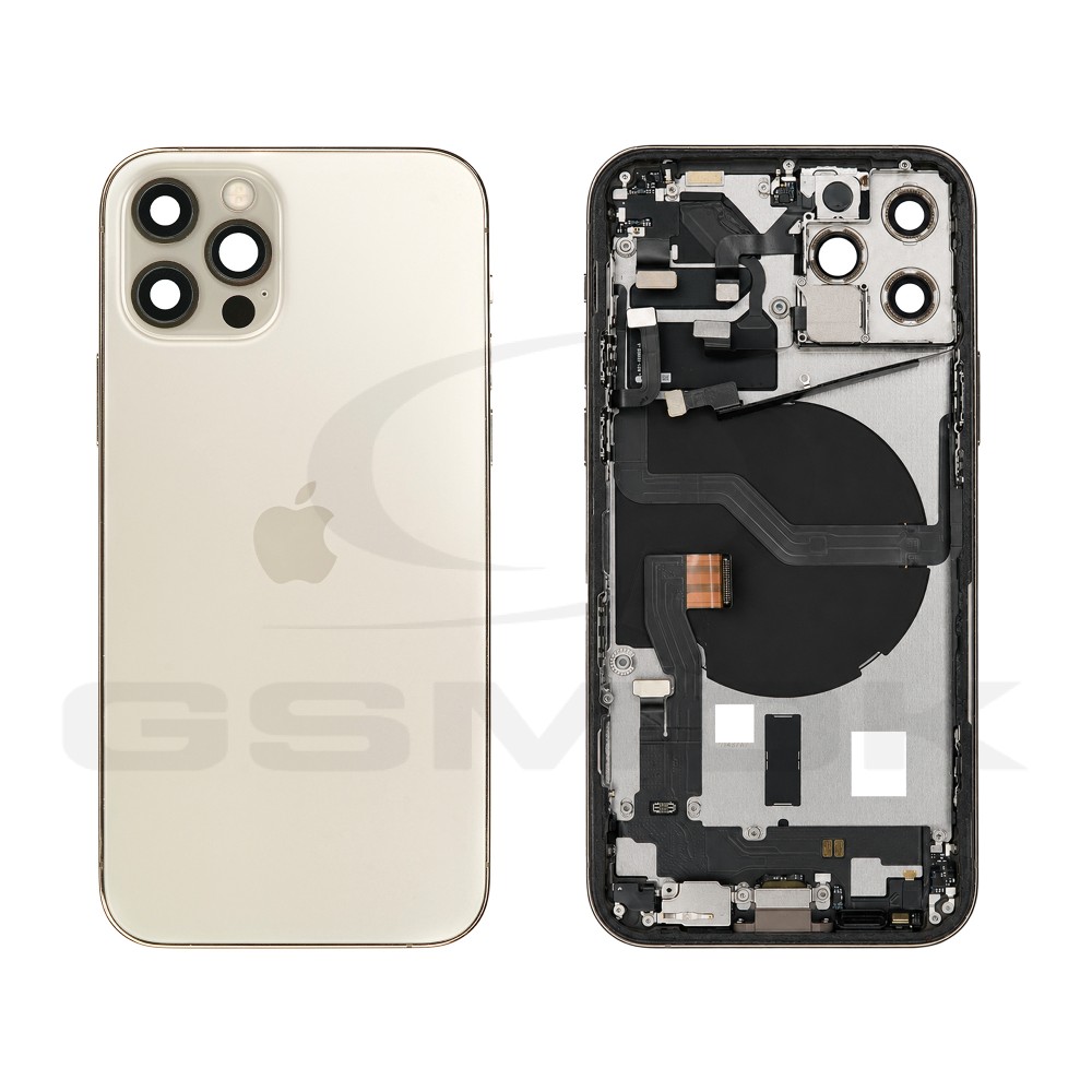Photo num 1 - BATTERY COVER HOUSING APPLE IPHONE 12 PRO GOLDEN PULLED GRADE A Photo num 1 - BATTERY COVER HOUSING APPLE IPHONE 12 PRO GOLDEN PULLED GRADE A