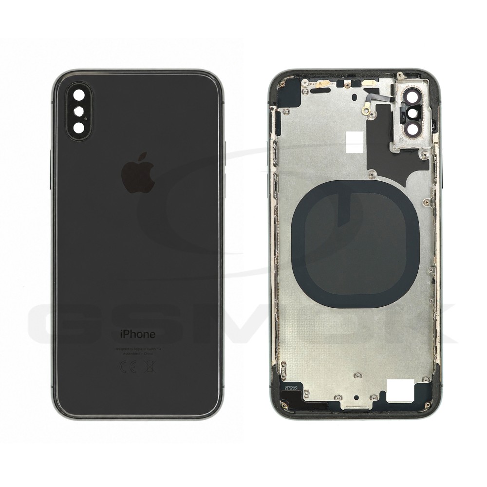 Photo num 1 - BATTERY COVER HOUSING APPLE IPHONE X BLACK PULLED GRADE C Photo num 1 - BATTERY COVER HOUSING APPLE IPHONE X BLACK PULLED GRADE C