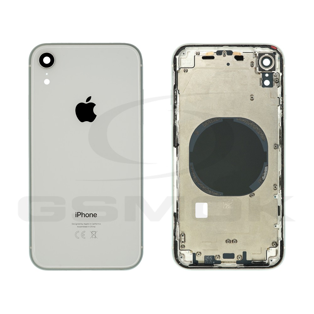 BATTERY COVER HOUSING APPLE IPHONE XR WHITE PULLED GRADE C