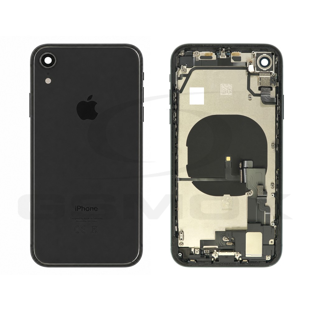 Photo num 1 - BATTERY COVER HOUSING APPLE IPHONE XR BLACK PULLED GRADE C Photo num 1 - BATTERY COVER HOUSING APPLE IPHONE XR BLACK PULLED GRADE C