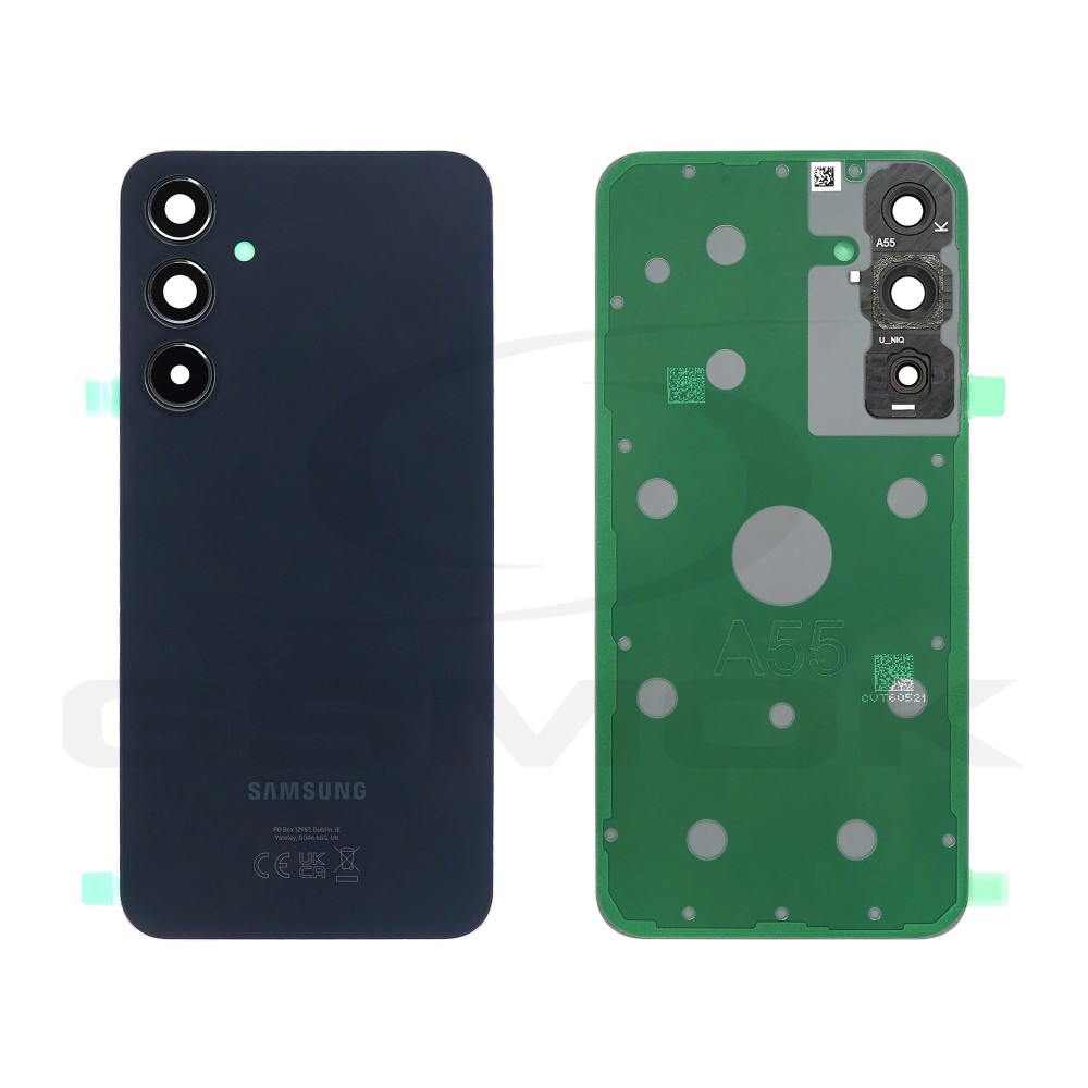 Photo num 1 - BATTERY COVER SAMSUNG SAMSUNG A556 GALAXY A55 5G DARK BLUE / NAVY GH82-34284A ORIGINAL SERVICE PACK Photo num 1 - BATTERY COVER SAMSUNG SAMSUNG A556 GALAXY A55 5G DARK BLUE / NAVY GH82-34284A ORIGINAL SERVICE PACK