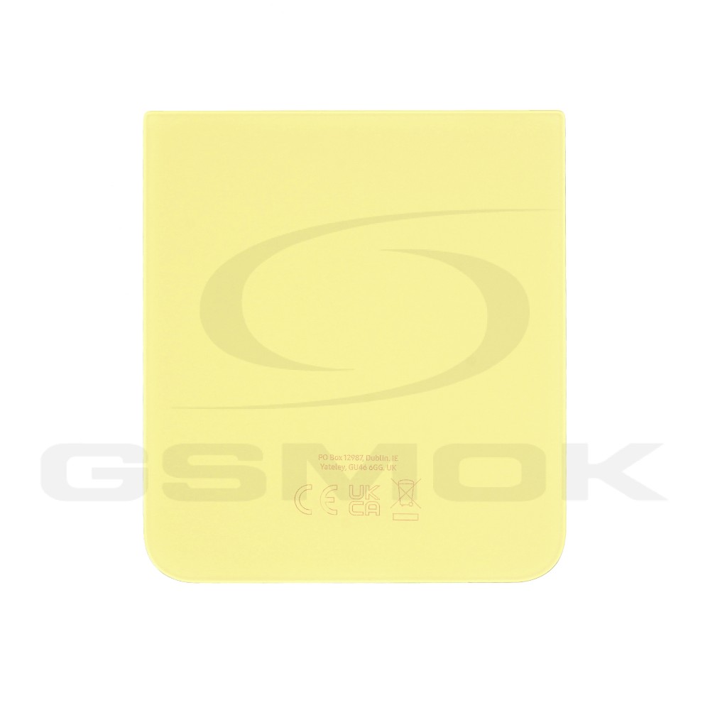 BATTERY COVER HOUSING  SAMSUNG F731 GALAXY Z FLIP 5 5G YELLOW GH82-31929G ORIGINAL SERVICE PACK
