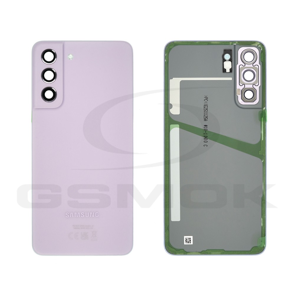 BATTERY COVER HOUSING SAMSUNG G990 GALAXY S21 FE PURPLE WITH LENS OF CAMERA GH82-26156D ORIGINAL SERVICE PACK