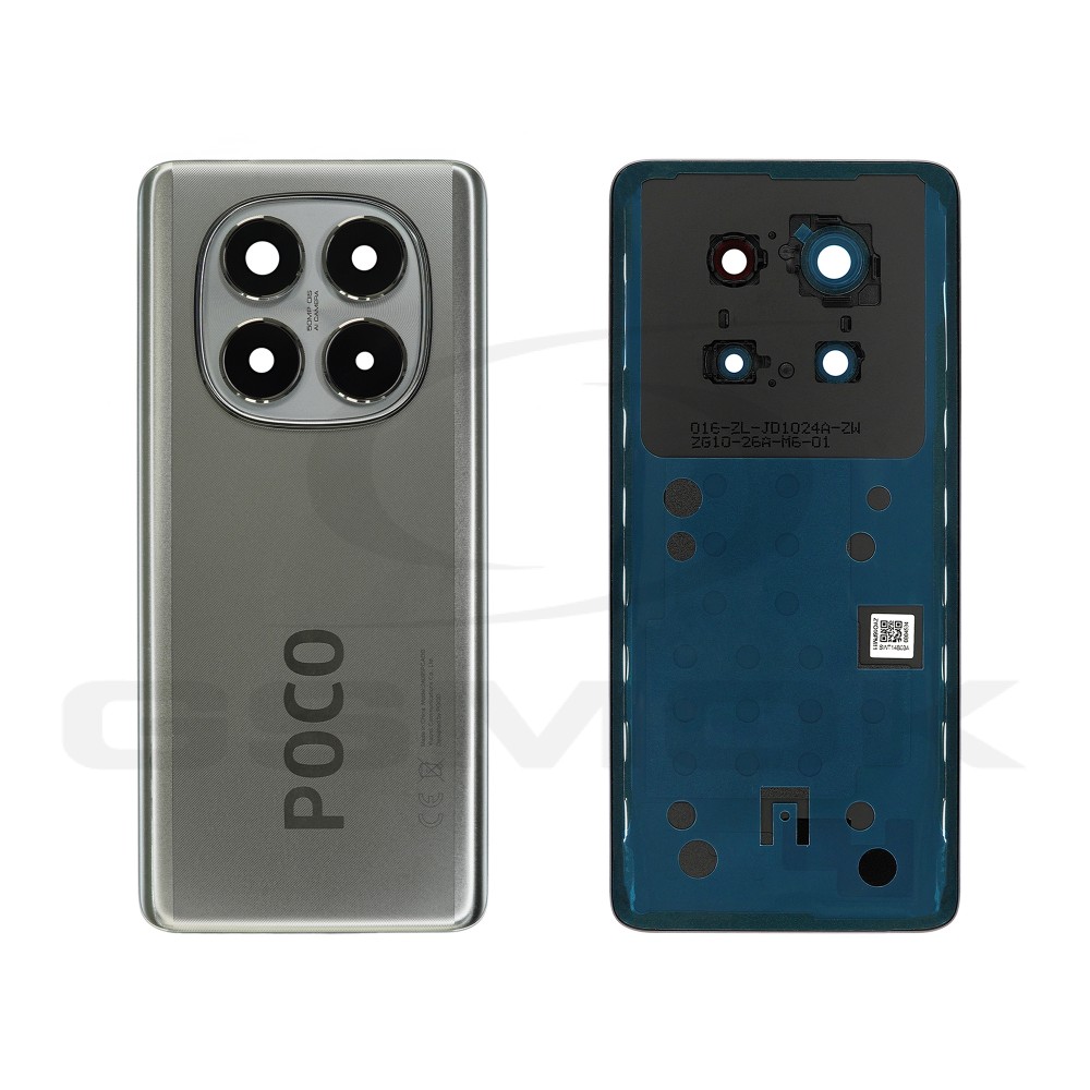 Photo num 1 - BATTERY COVER HOUSING XIAOMI POCO X7 SILVER 5600060O16P00 ORIGINAL SERVICE PACK Photo num 1 - BATTERY COVER HOUSING XIAOMI POCO X7 SILVER 5600060O16P00 ORIGINAL SERVICE PACK
