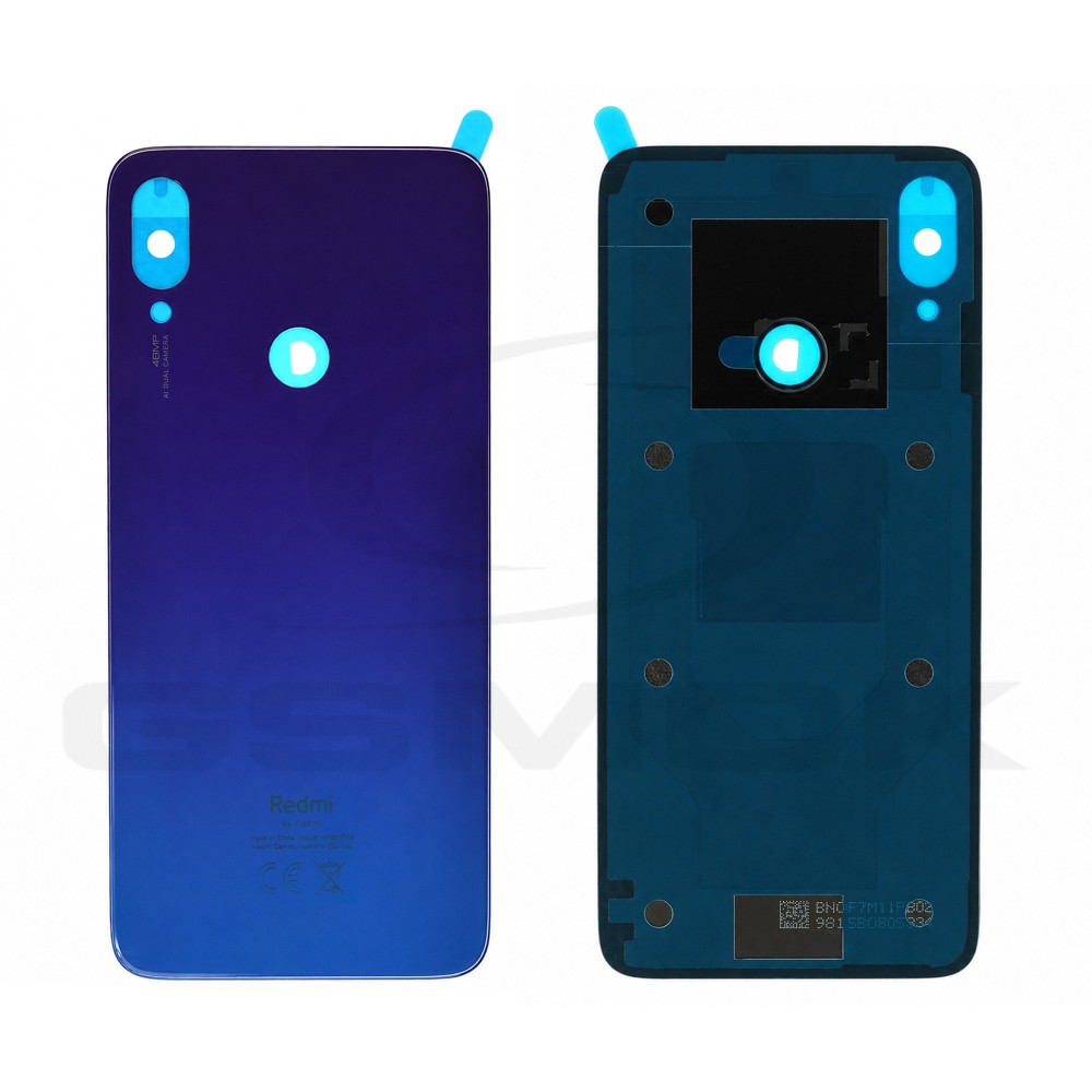 BATTERY COVER HOUSING XIAOMI REDMI NOTE 7 GRADIENT RAMP BLUISH 5540431000A7 5540431000G6 ORIGINAL SERVICE PACK