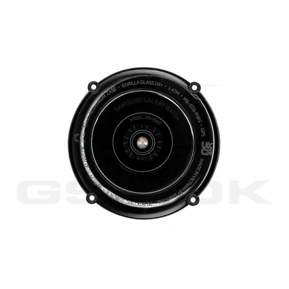 Photo num 1 - BACK COVER SAMSUNG R860 GALAXY WATCH 4 40MM GH82-26161A GH82-26160A BLACK ORIGINAL Photo num 1 - BACK COVER SAMSUNG R860 GALAXY WATCH 4 40MM GH82-26161A GH82-26160A BLACK ORIGINAL