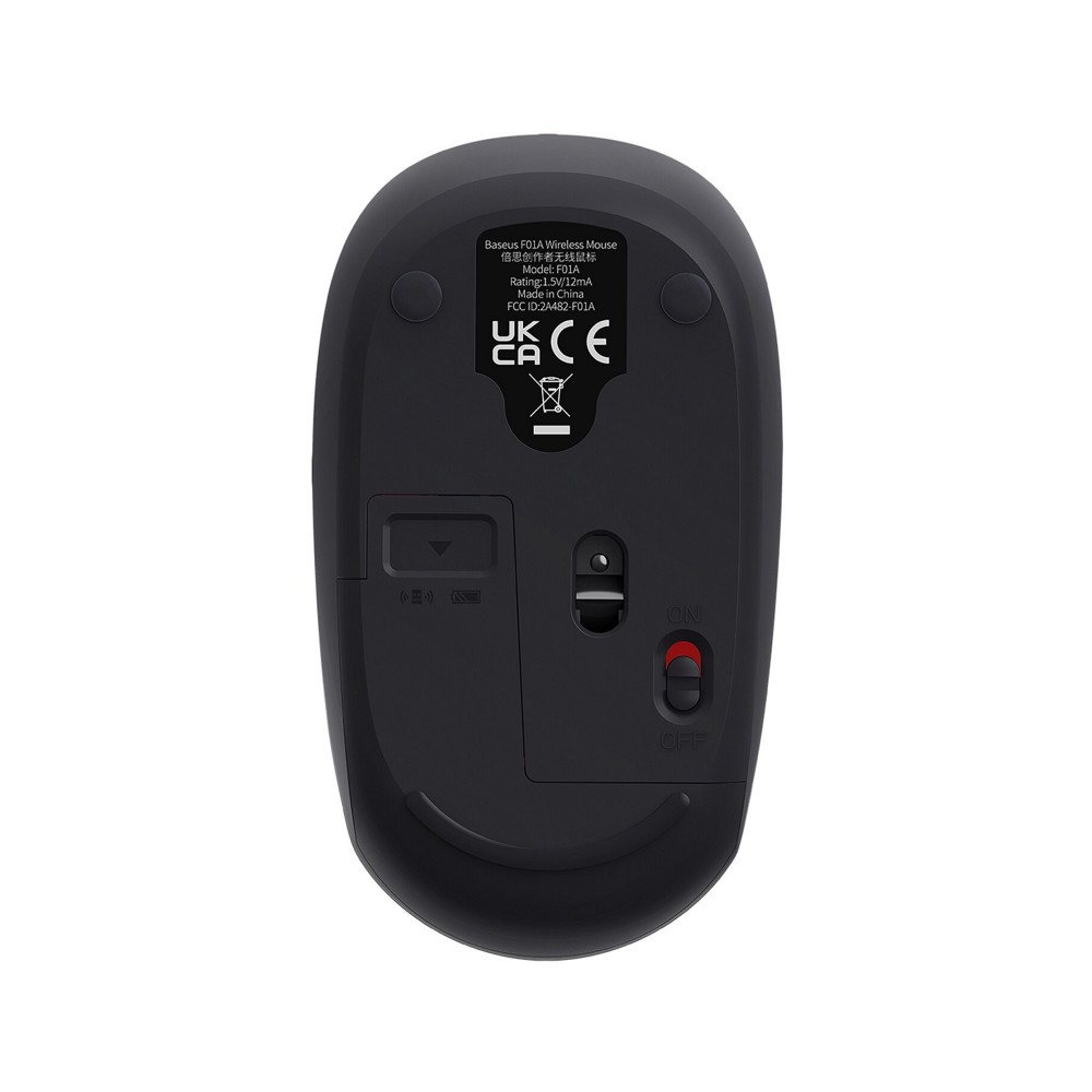 Photo num 3 - OPTICAL WIRELESS MOUSE BASEUS F01A 2.4 GHZ BLACK Photo num 3 - OPTICAL WIRELESS MOUSE BASEUS F01A 2.4 GHZ BLACK