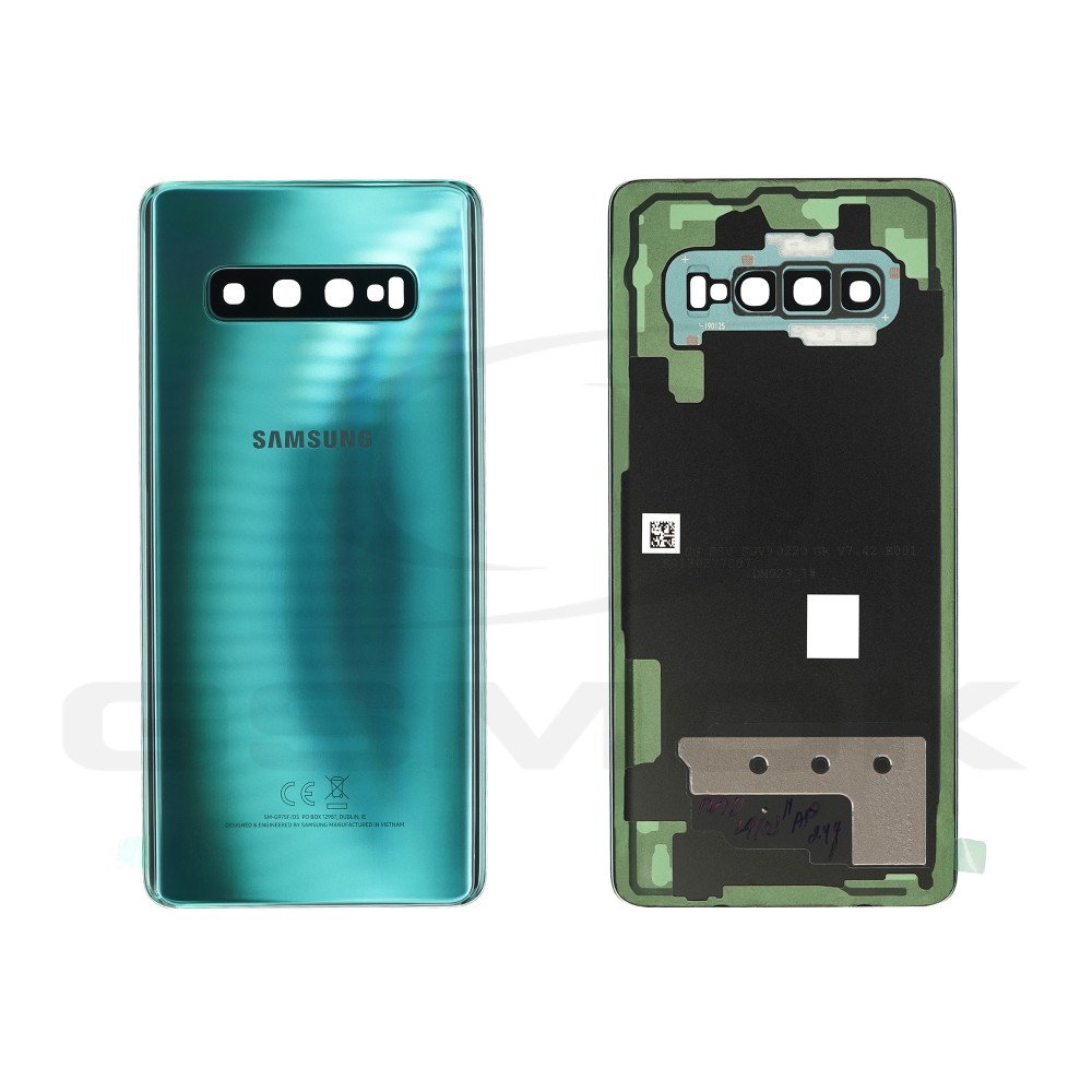OUTLET BATTERY COVER HOUSING SAMSUNG G975 GALAXY S10 PLUS GREEN GH82-18406E ORIGINAL SERVICE PACK