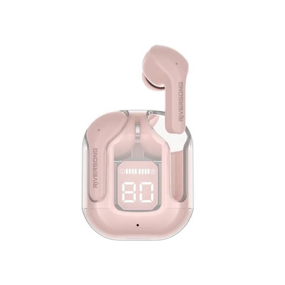 Photo num 1 - OUTLET BLUETOOTH TWS EARPHONES RIVERSONG AIRFLY M2 EA233 PINK Photo num 1 - OUTLET BLUETOOTH TWS EARPHONES RIVERSONG AIRFLY M2 EA233 PINK