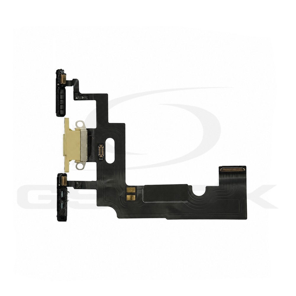 PCB BOARD / FLEX WITH CHARGE CONNECTOR FOR IPHONE XR YELLOW PULLED
