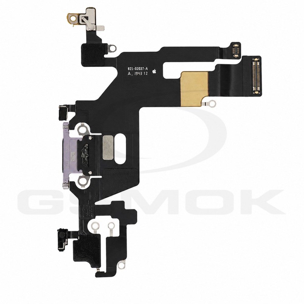 PCB/BOARD IPHONE 11 WITH CHARGE CONNECTOR VIOLET PULLED