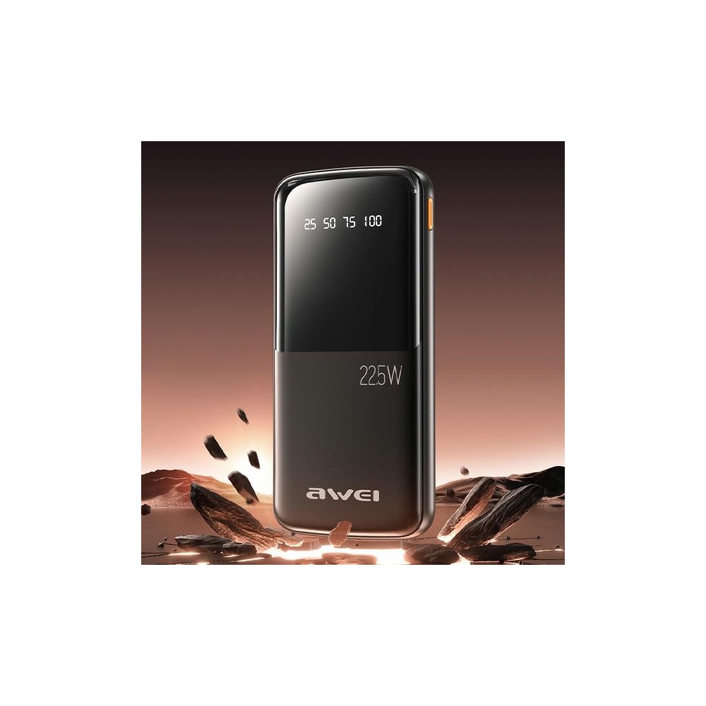 POWER BANK 10000MAH AWEI P10K 22.5W BLACK