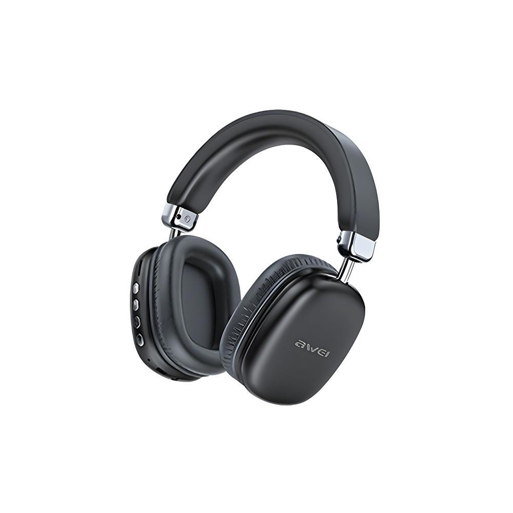 WIRELESS OVER-EAR HEADPHONES AWEI AT7 BLACK