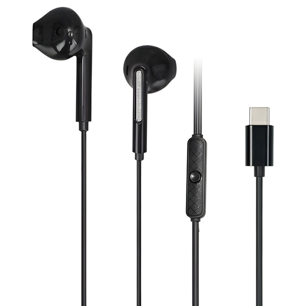 AWEI PC-7T STEREO HEADPHONES USB-C 1.2M BLACK