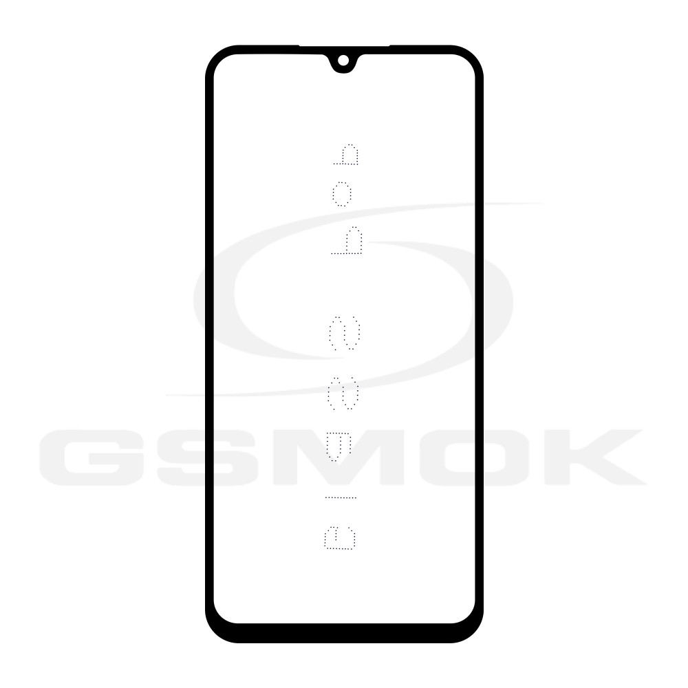 LENS SAMSUNG A155 A156 GALAXY A15 4G 5G BLACK WITH OCA G+OCA PRO