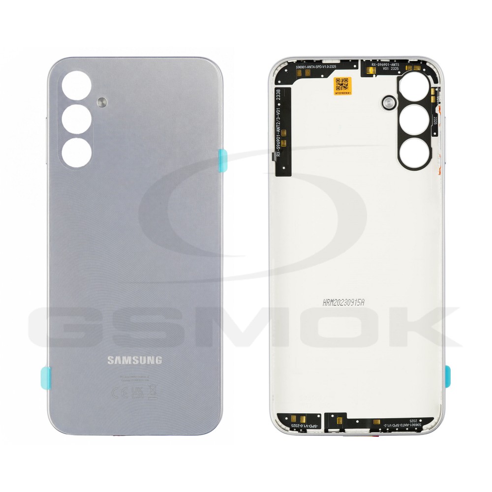 BACK BATTERY COVER HOUSING SAMSUNG A146 GALAXY A14 5G SILVER GH81-23638A ORIGINAL SERVICE PACK