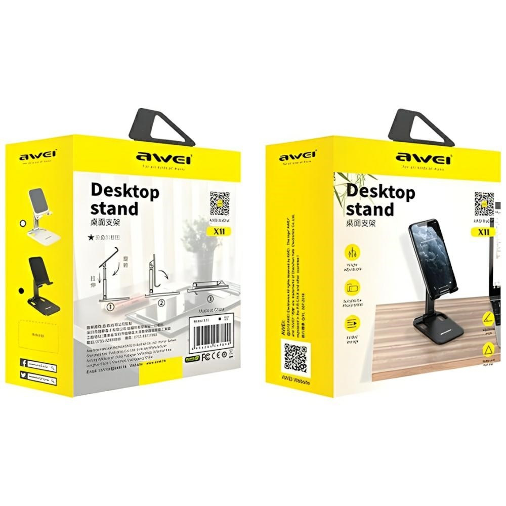 Photo num 2 - AWEI X11 DESK HOLDER BLACK Photo num 2 - AWEI X11 DESK HOLDER BLACK