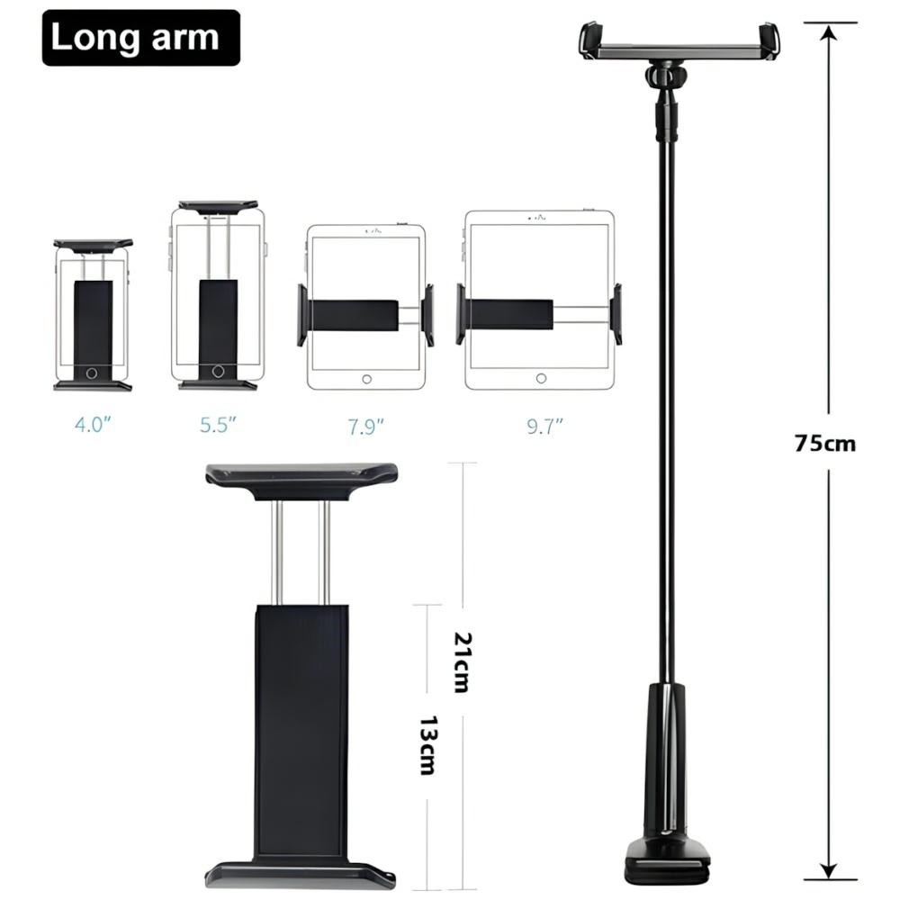 Photo num 5 - AWEI X3 DESK HOLDER 4 - 10.5 INCH WHITE Photo num 5 - AWEI X3 DESK HOLDER 4 - 10.5 INCH WHITE