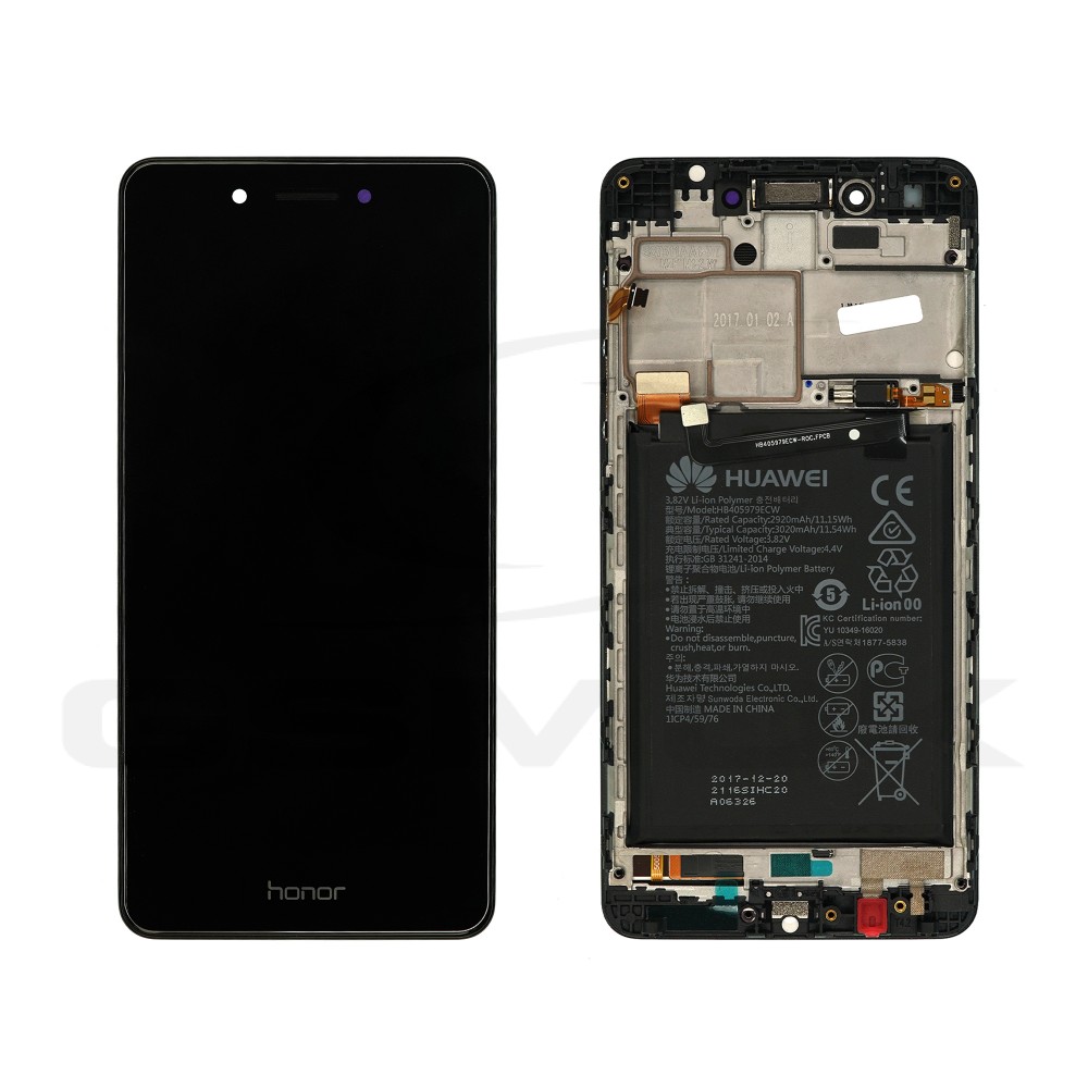 Photo num 1 - LCD Display HUAWEI HONOR 6C WITH FRAME AND BATTERY GREY 02351FUV ORIGINAL SERVICE PACK Photo num 1 - LCD Display HUAWEI HONOR 6C WITH FRAME AND BATTERY GREY 02351FUV ORIGINAL SERVICE PACK