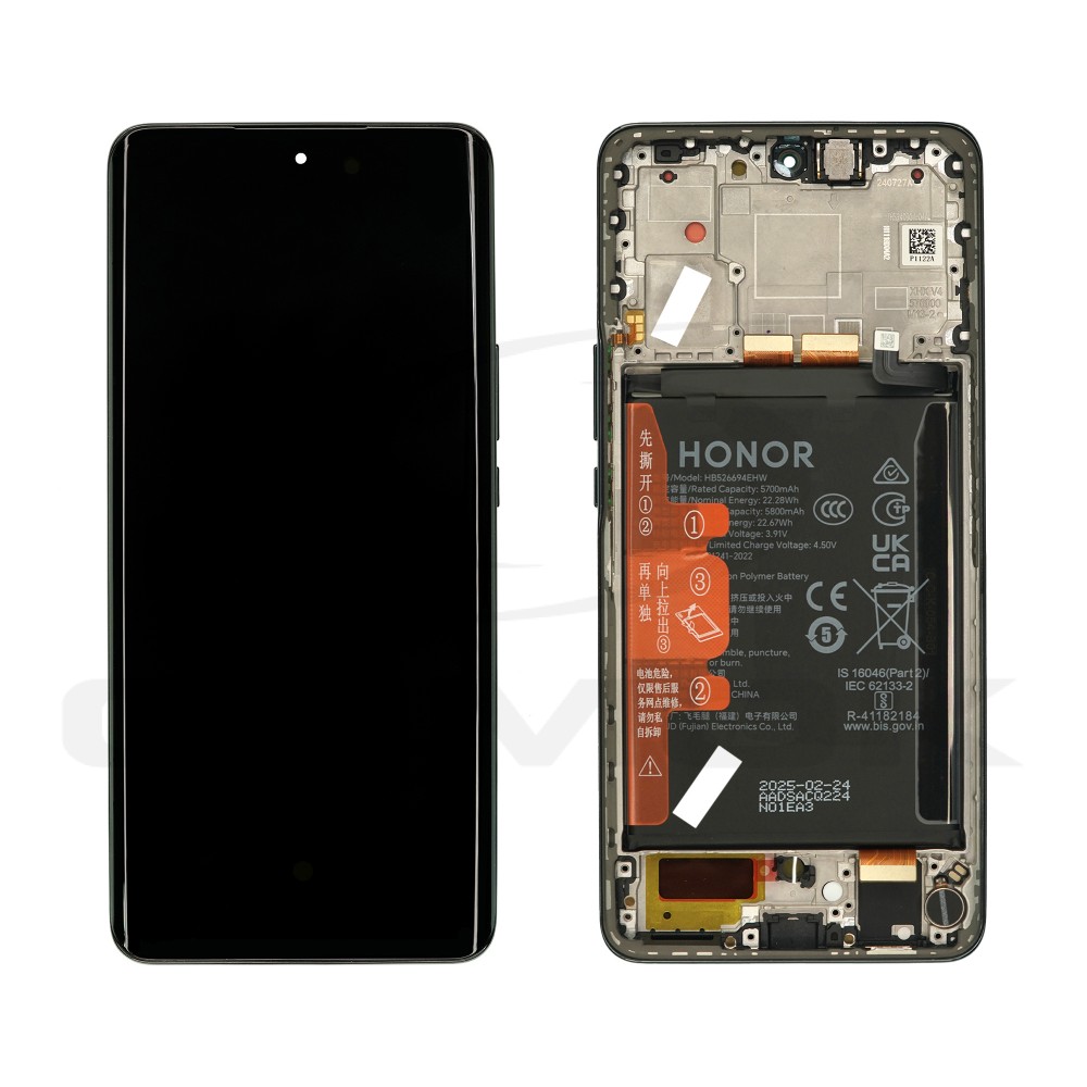 Photo num 1 - LCD Display HUAWEI HONOR X50 BLACK WITH FRAME AND BATTERY 0235AGJG ORIGINAL SERVICE PACK Photo num 1 - LCD Display HUAWEI HONOR X50 BLACK WITH FRAME AND BATTERY 0235AGJG ORIGINAL SERVICE PACK