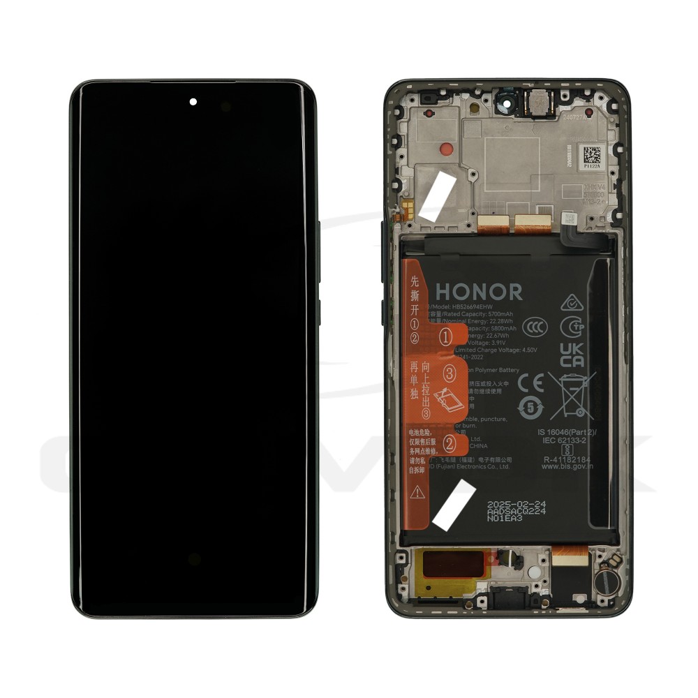 Photo num 1 - LCD Display HUAWEI HONOR X50 BLACK WITH FRAME AND BATTERY 0235AGJG ORIGINAL SERVICE PACK Photo num 1 - LCD Display HUAWEI HONOR X50 BLACK WITH FRAME AND BATTERY 0235AGJG ORIGINAL SERVICE PACK