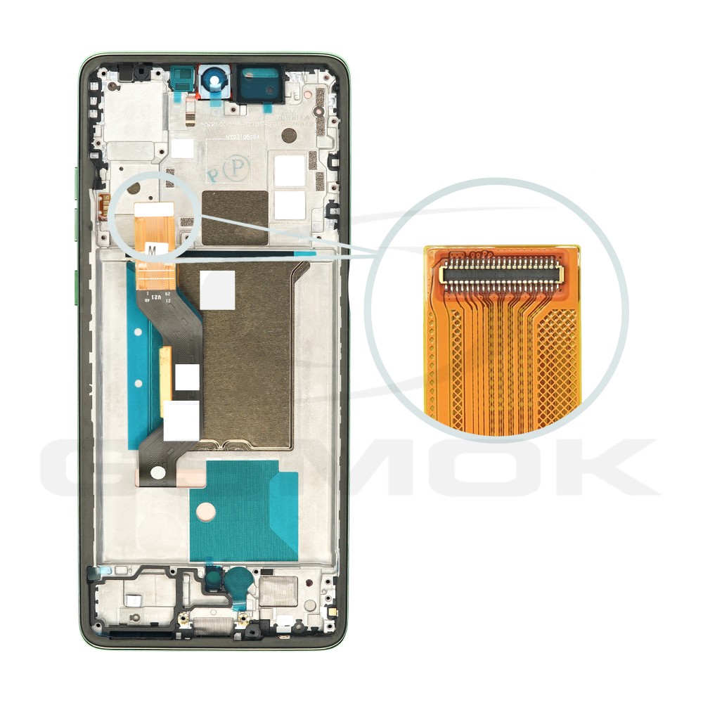 Photo num 3 - LCD Display MOTOROLA EDGE 60 GREEN WITH FRAME 5D68C29944 ORIGINAL SERVICE PACK Photo num 3 - LCD Display MOTOROLA EDGE 60 GREEN WITH FRAME 5D68C29944 ORIGINAL SERVICE PACK
