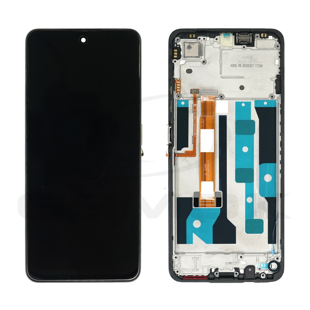LCD Display REALME C75 WITH FRAME + YELLOW BUTTON 621029000380 ORIGINAL SERVICE PACK