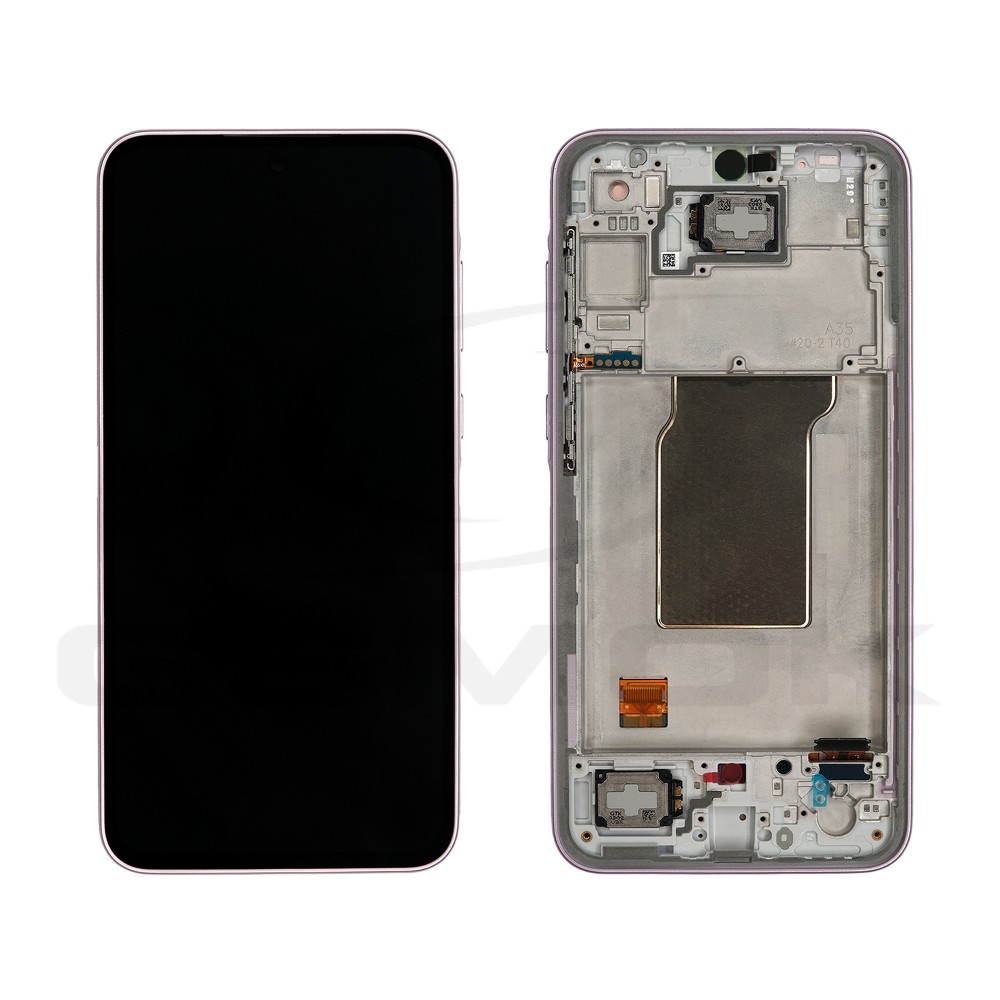 Photo num 1 - LCD Display SAMSUNG A356 GALAXY A35 LAVENDER WITH FRAME GH82-34221C ORIGINAL SERVICE PACK Photo num 1 - LCD Display SAMSUNG A356 GALAXY A35 LAVENDER WITH FRAME GH82-34221C ORIGINAL SERVICE PACK